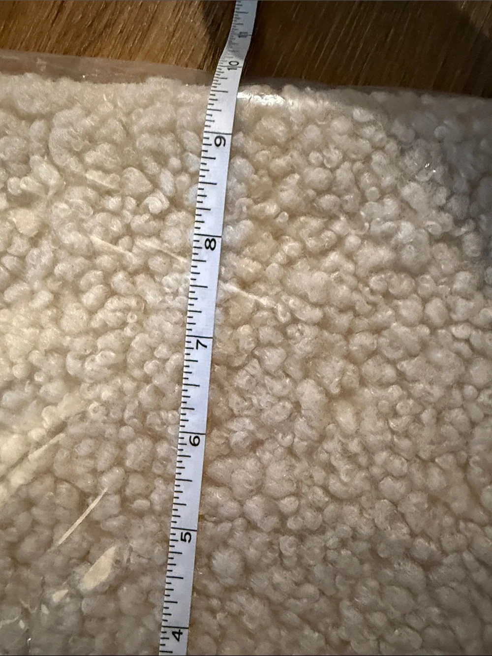 H&M Cream Sherpa Tablet Sleeve